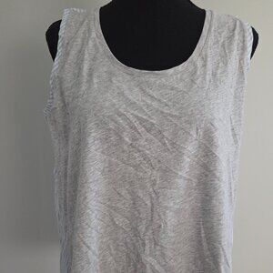 Ann Taylor LOFT Mixed Media Sleeveless Large Petite